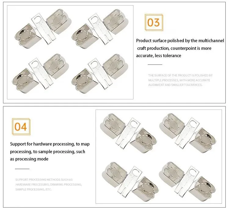 High Precision Metal Stamping Parts Custom Battery Shrapnel Switch Socket Stamping Parts